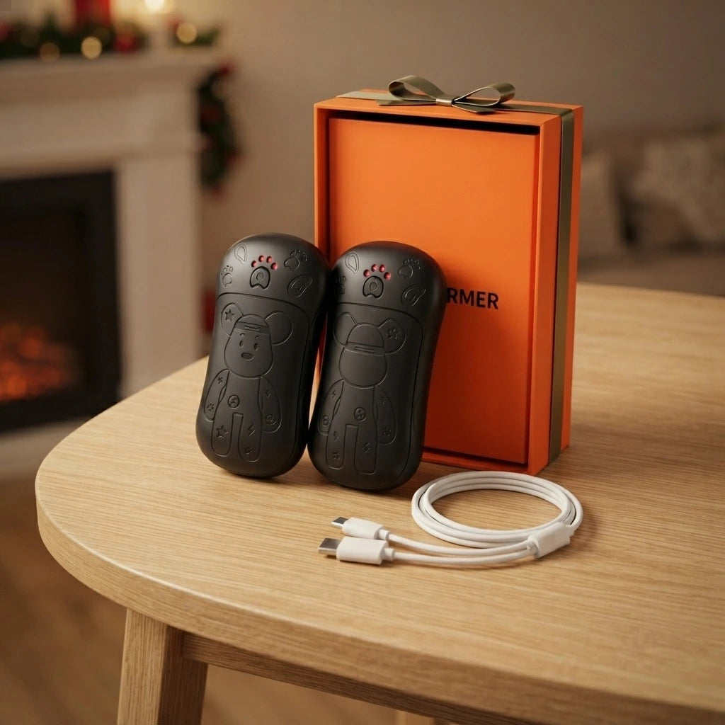 DualHeat luxury couples gift boxes and dual fast charging cables